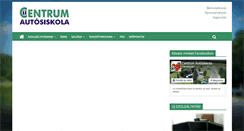 Desktop Screenshot of centrumautosiskola.hu